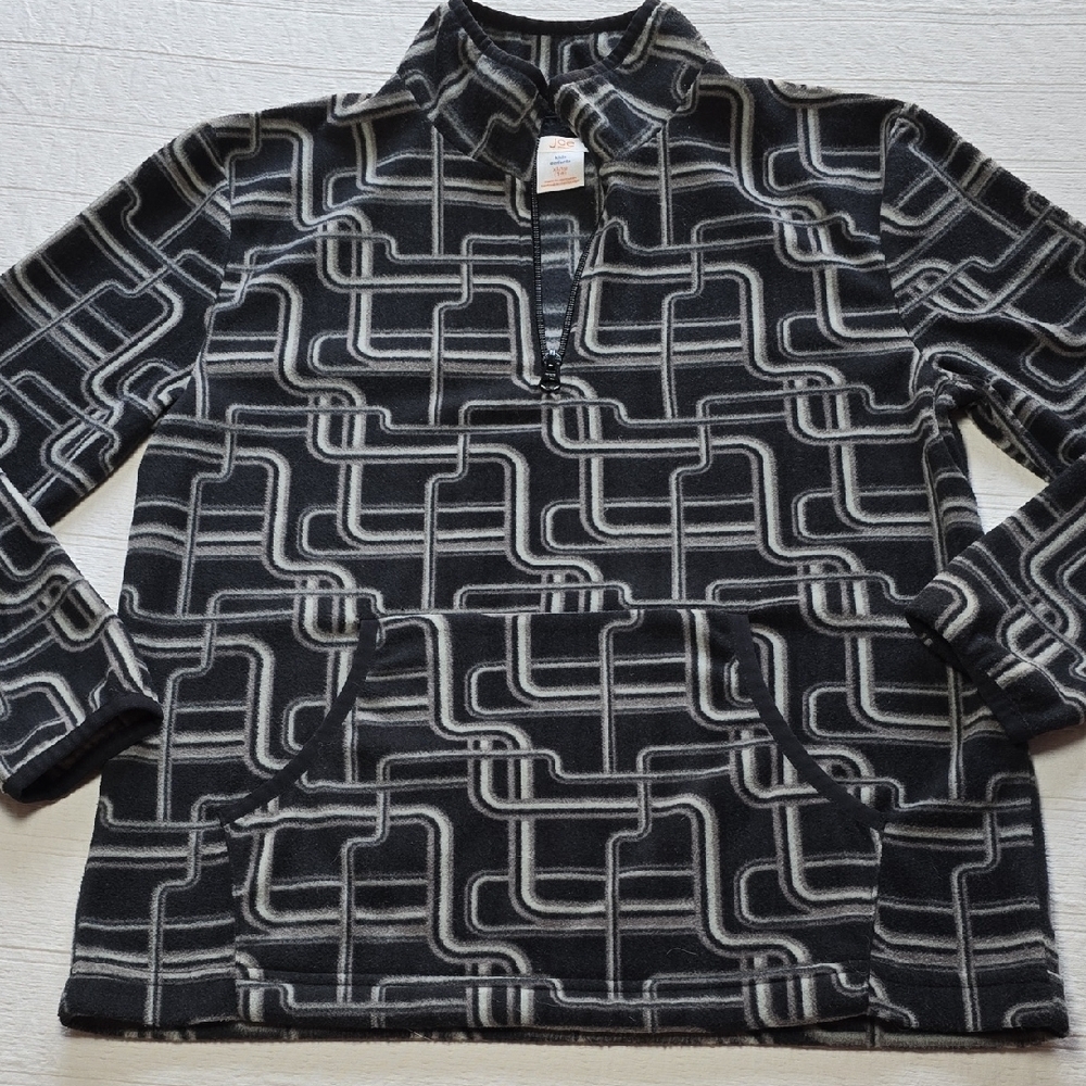 Joe Fresh Geometric Fleece Pullover Boys Size 14 (XL)